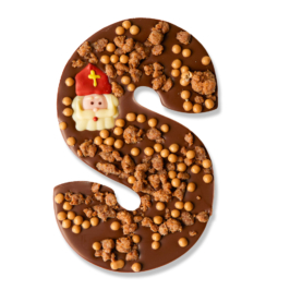 melk chocoladeletter karamel zeezout