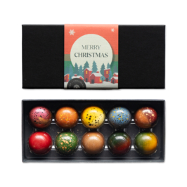 luxe kerst bonbons met kerstwikkel