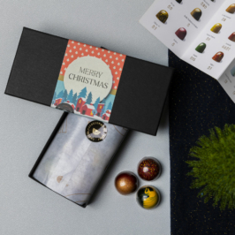 kerst bonbons 10 stuks rood -totaal