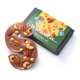 melk chocoladeletter noten