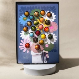Bloemen en chocolade bonbon box