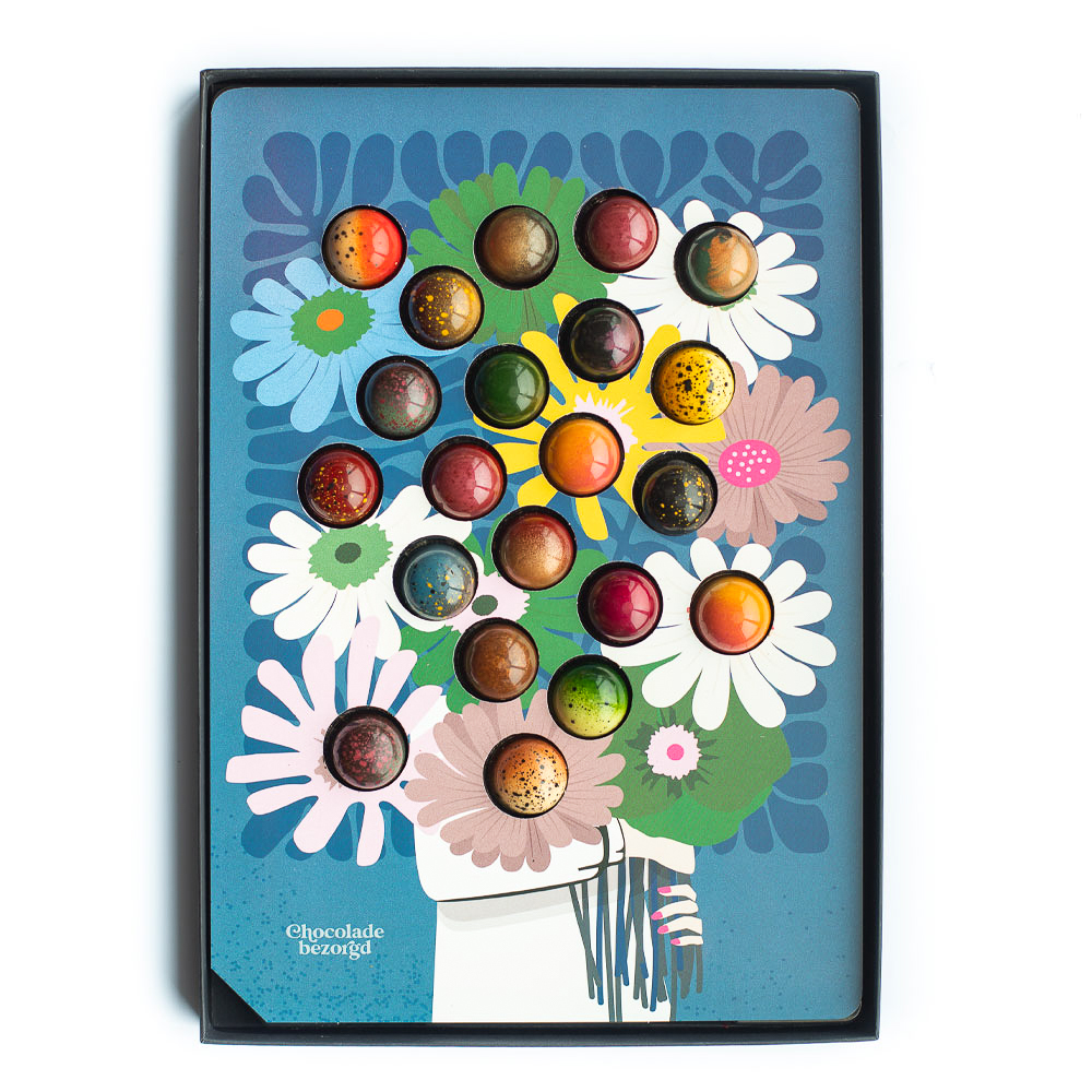 kleinhandel Wanten dikte Bos bloemen van chocolade | Origineel én lekker! | Chocoladebezorgd.nl
