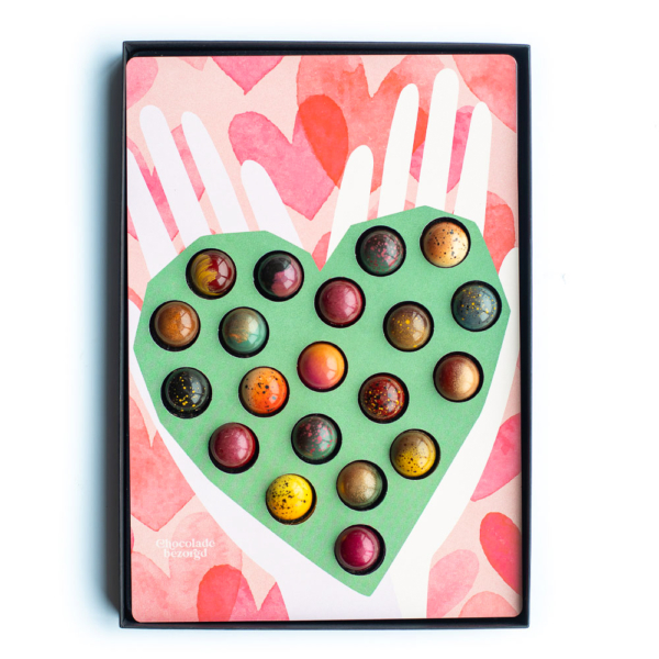 valentijn chocolade bonbon box