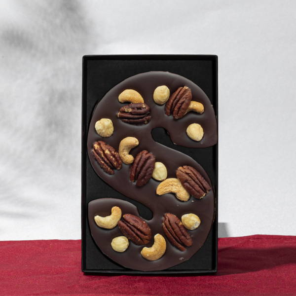 vegan chocoladeletter met noten