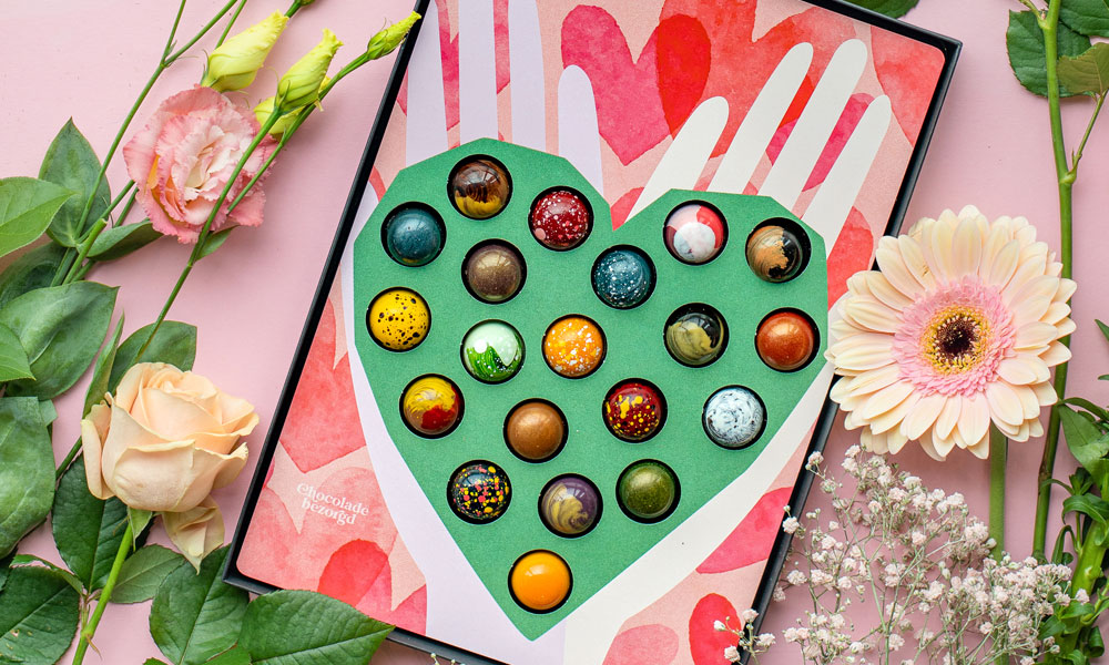 liefde chocolade verklaar de liefde met chocolade