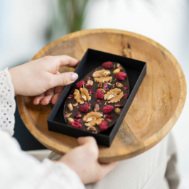 handgemaakt chocolade paasei puur natuur