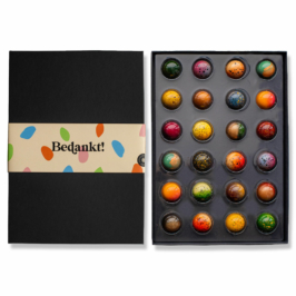 brievenbus bedankje chocolade