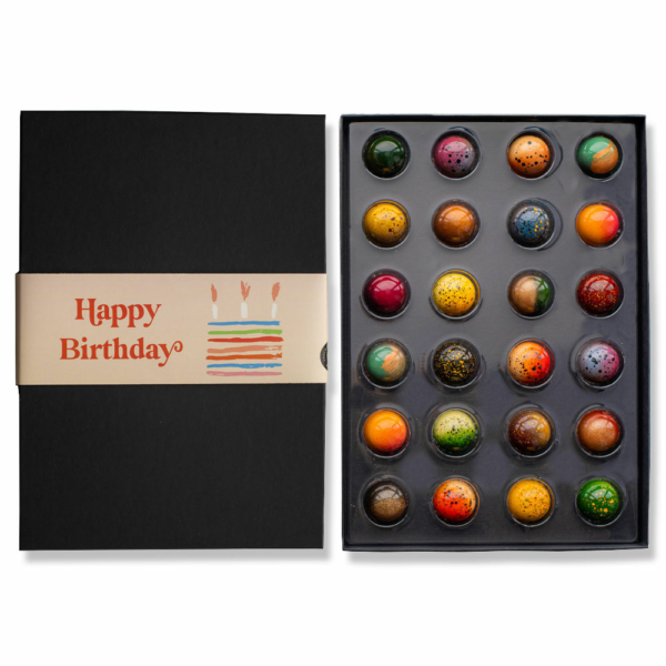 happy birthday cadeau bonbons 24 stuks