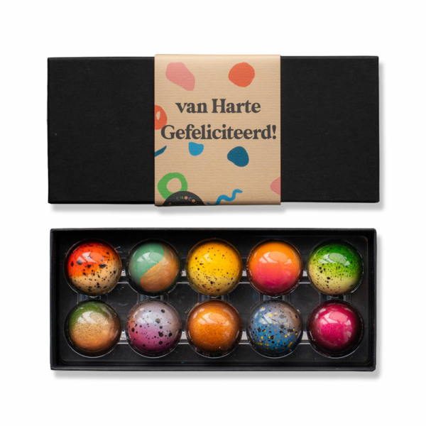 gefeliciteerd bonbons 10 stuks
