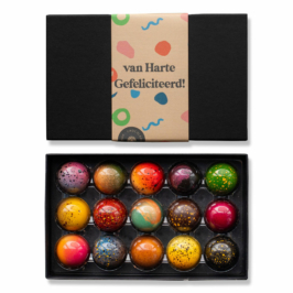 gefeliciteerd bonbons versturen