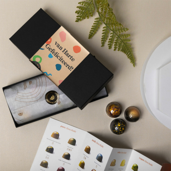 felicitatie versturen bonbons 10 stuks luxe verpakt