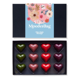 moederdag hartjes bonbons 12 stuks