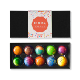 hoera geslaagd chocolade bonbons 10 stuks