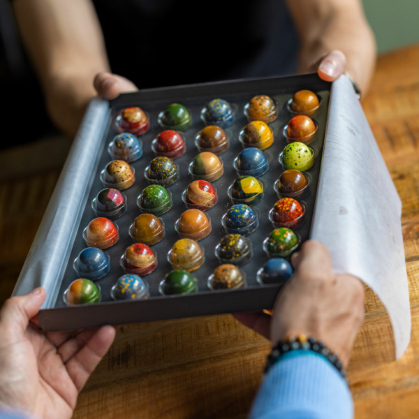 handgemaakte bonbons voor vaderdag