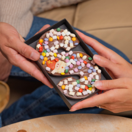 chocoladeletter melk confetti