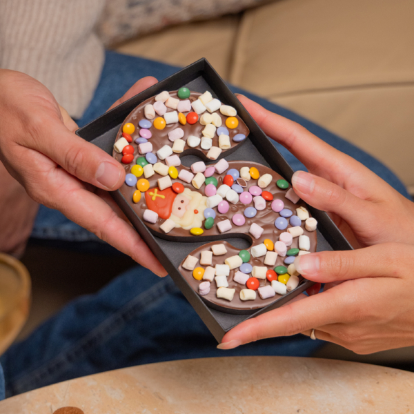 chocoladeletter melk confetti