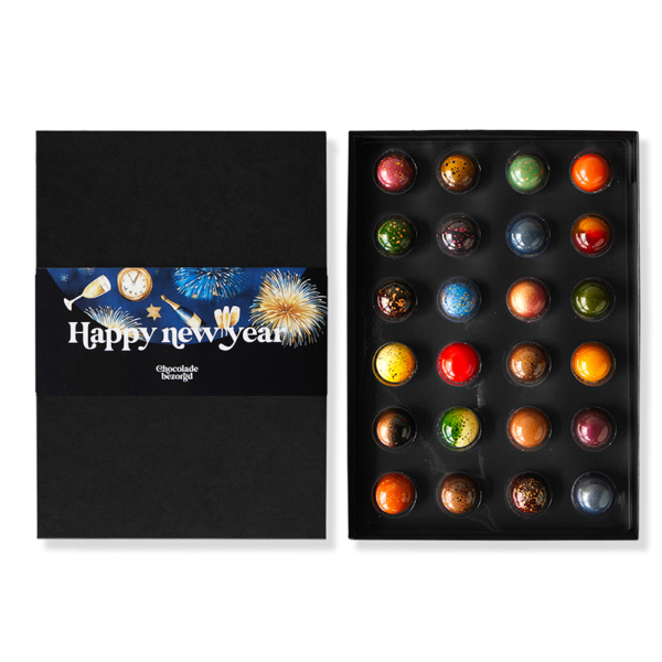 24 luxe nieuwjaarsbonbons