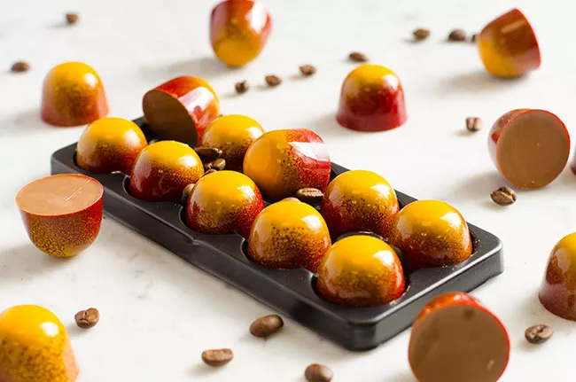 Ambachtelijke koffie bonbons