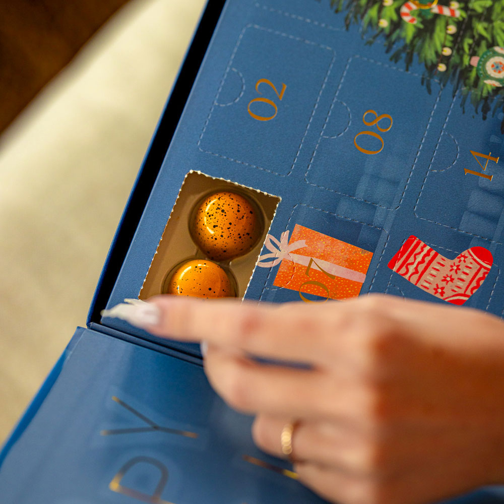 Chocolade adventskalender Exclusief bij