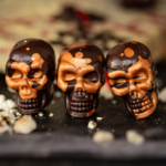 halloween chocolade doodshoofden