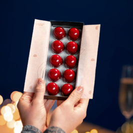 10 champagne bonbons als voor nieuwjaar