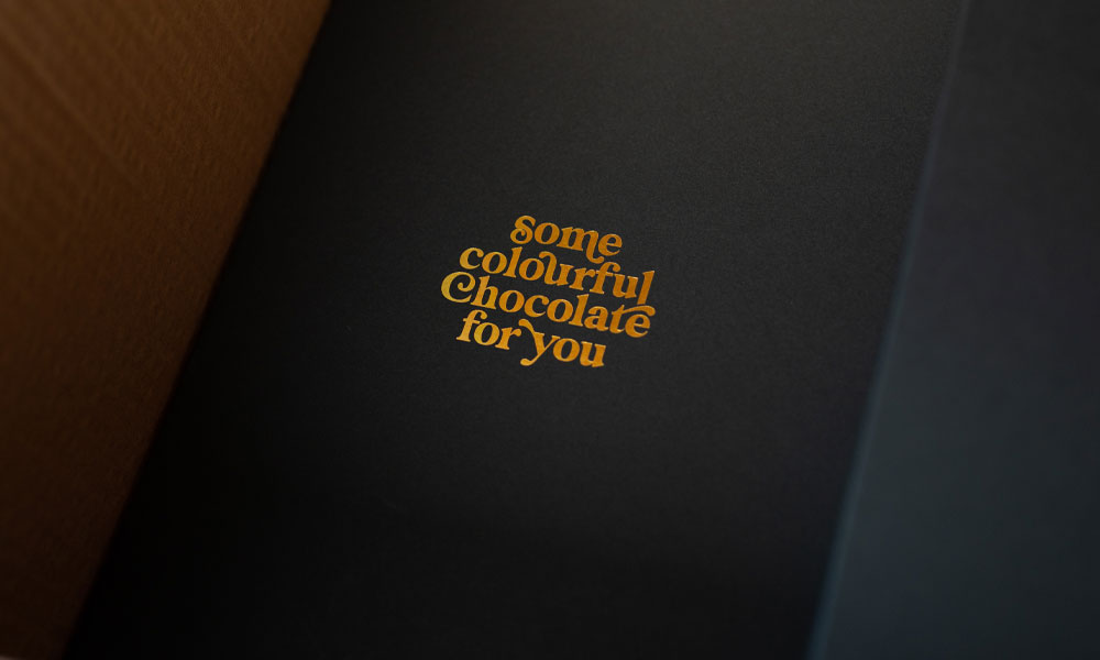 minimale verspilling van chocolade en verpakking
