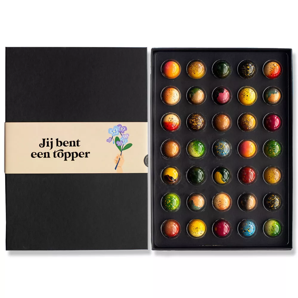 Kies zelf de bonbons smaken van jouw beterschap brievenbus cadeau.