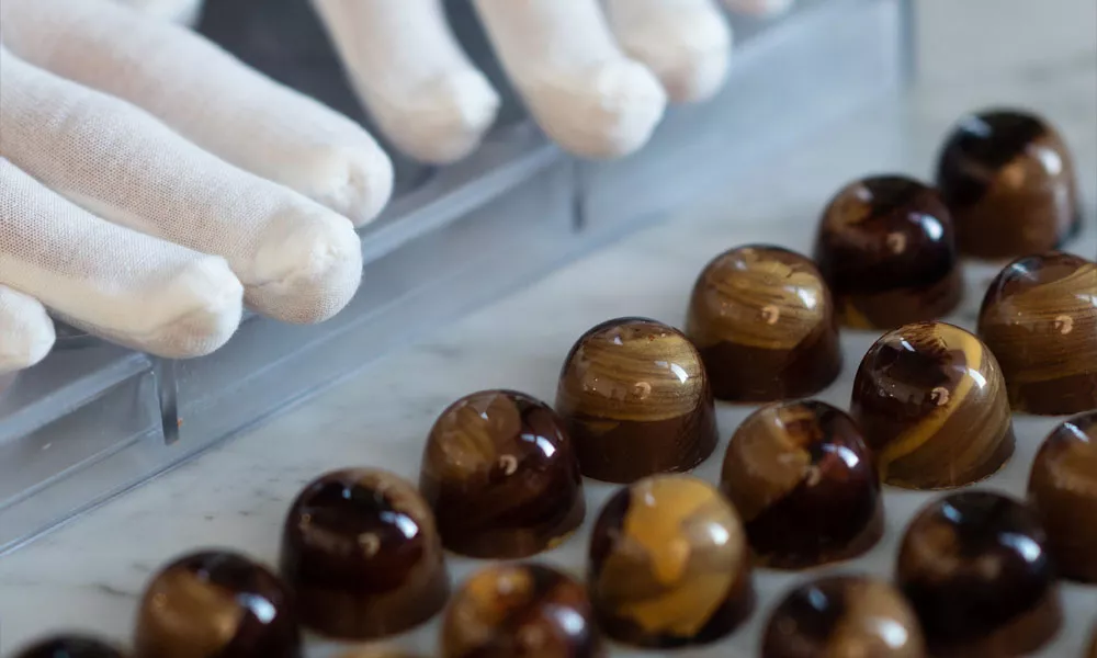 Handgemaakte halal chocolade