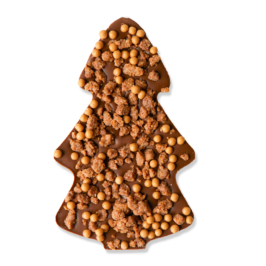 melkchocolade kerstboom karamel zeezout