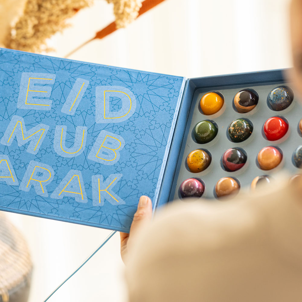 eid mubarak halal chocolade bonbons
