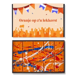 oranje koningsdag reep stroopwafel