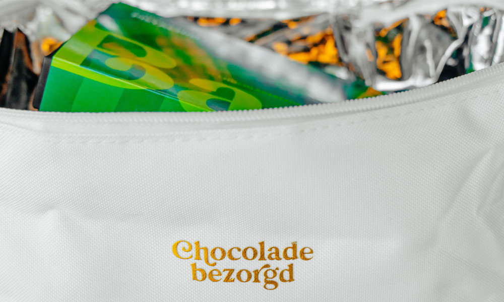 chocolade verzenden in de zomer met luxe koeltas