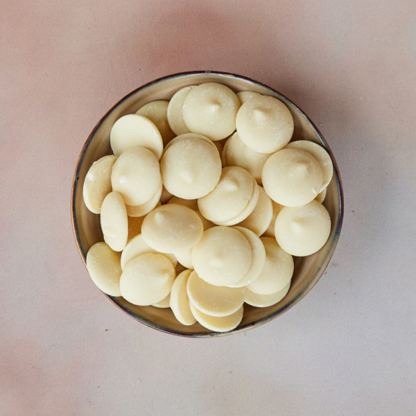 chocoladedruppels wit