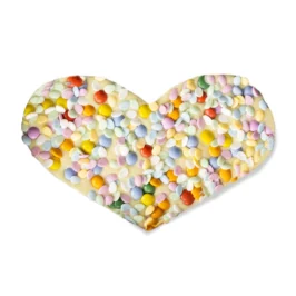 Chocoladehart - Birthday cake