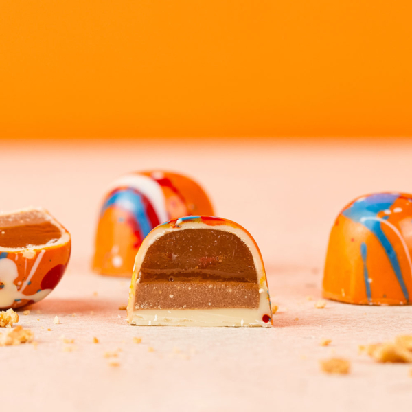 oranje chocolade bonbons koningsdag