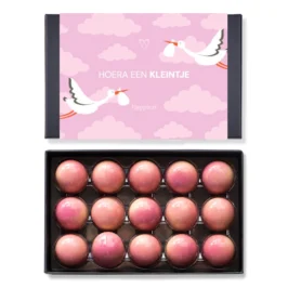 Geboorte bonbons roze 15