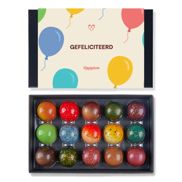 gefeliciteerd chocolade 15 stuks