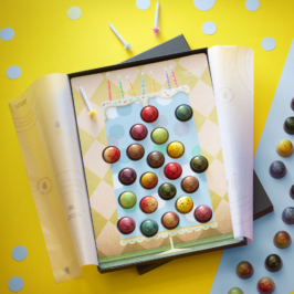 Gefeliciteerd verjaardagstaart bonbons