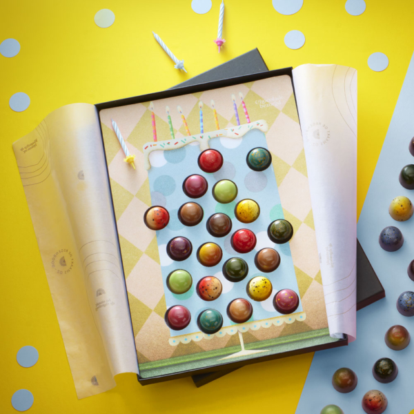 Gefeliciteerd verjaardagstaart bonbons