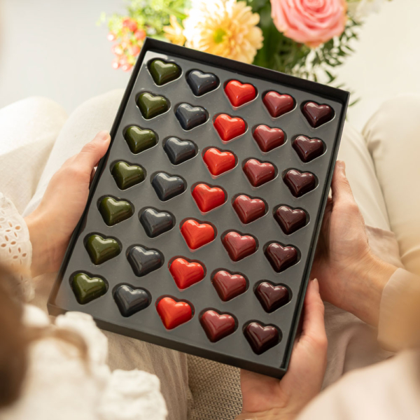 moederdag chocolade hartjes bonbons