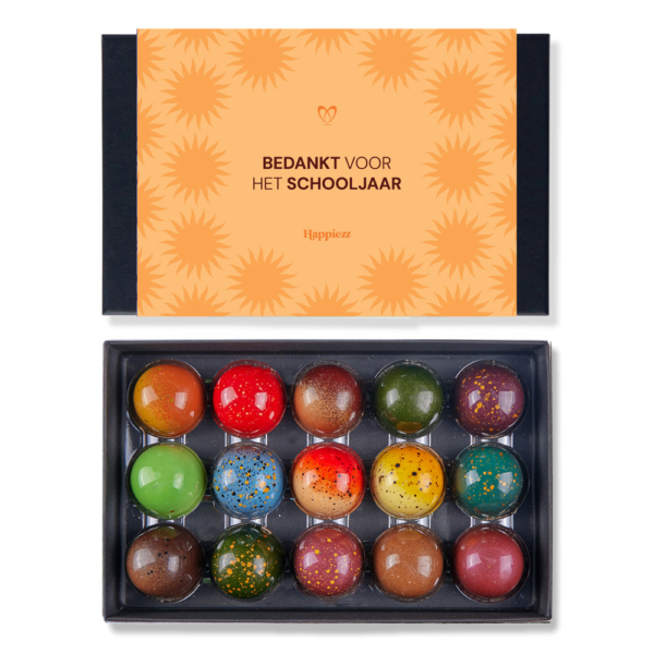 Bedank juf meester 15 bonbons