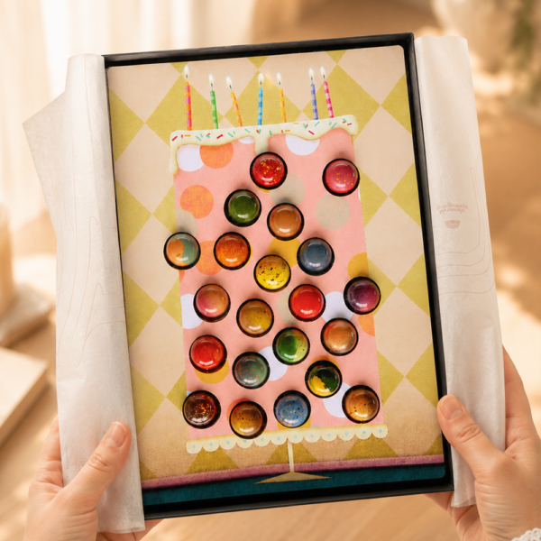 roze verjaardagstaart chocolade